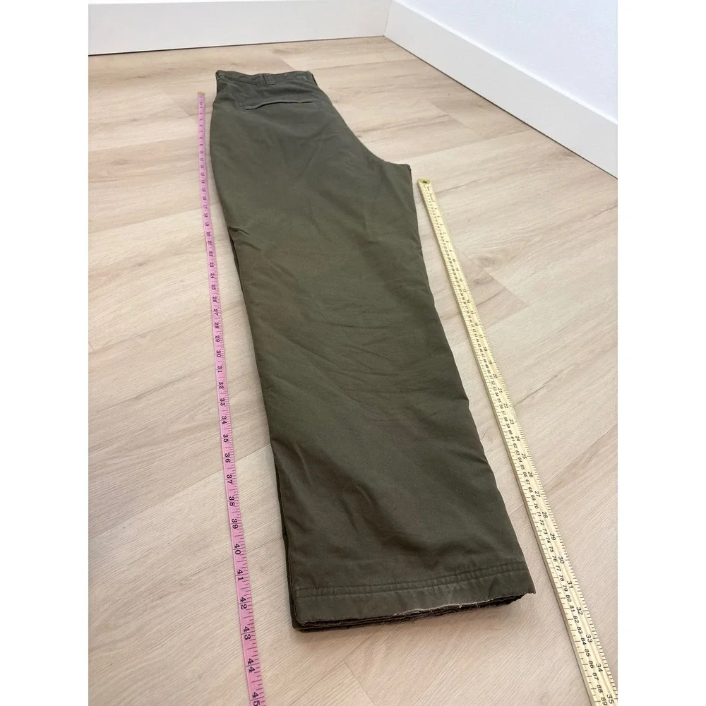 O'Neill Chino Pants Mens 38 Olive Green Standard Fit Stretch Twill Trousers